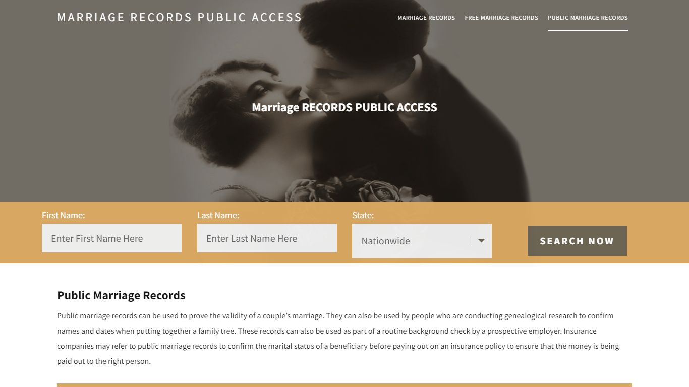 Public Marriage Records |Enter Name and Search | 14 Days Free